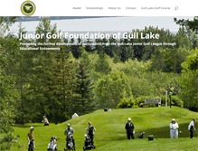 Tablet Screenshot of juniorgolffoundationofgulllake.ca
